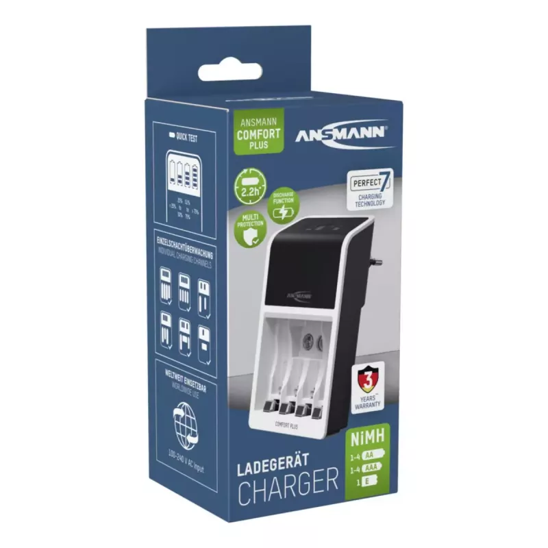 Batterijoplader Ansmann Comfort Plus