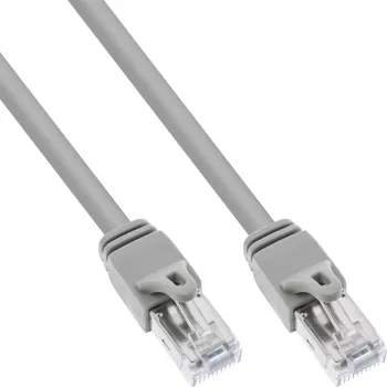 InLine patchkabel S/FTP PiMF Cat.6 gecertificeerd grijs 0,3m