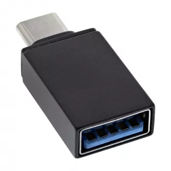 InLine USB 3.2 Gen.2 adapter, USB-C-stekker naar USB-A-bus, OTG