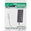 InLine 4-voudige telefoonpoort-splitter, RJ45-stekker naar 4x RJ45-bus, 0,15 m