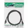 InLine patchkabel SF/UTP Cat.5e zwart 2m, 2 m, Cat5e, SF/UTP (S-FTP), RJ-45, RJ-45, zwart