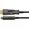 InLine USB Display AOC kabel, USB-C stekker naar HDMI stekker (DP Alt Mode), 25 m