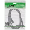 InLine stroomkabel stekker VS / Euro 8 bus, 1 m