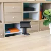 Stekkerdoosbeugel InLine 23196B draaibaar veerklem zwart