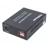 Intellinet 508209 Gigabit PoE+ mediaconverter, 1000Base-T RJ45 naar 1000Base-LX SC singlemode, 20 km, 1310 nm, tot 30 W