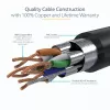 StarTech.com 1m CAT6a ethernetkabel – 10 Gigabit afgeschermd zonder vergrendeling RJ45 100W PoE-patchkabel – 10GbE STP-netwerkkabel met trekontlasting – zwart, individueel getest/bekabeling UL-gecertificeerd/TIA