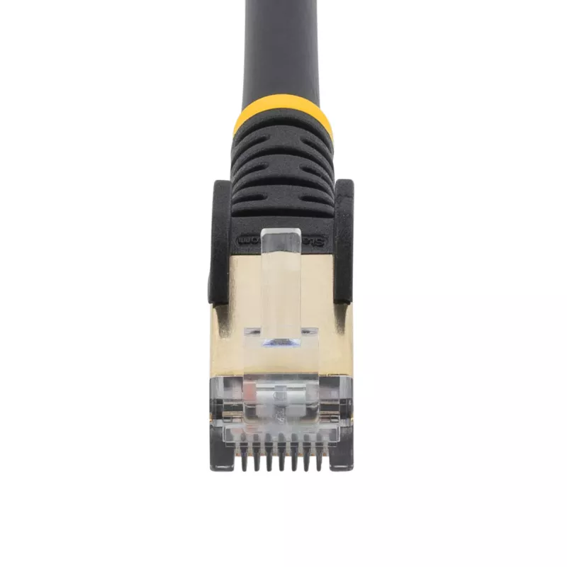 StarTech.com 2m CAT6a ethernetkabel – 10 Gigabit afgeschermd, vergrendelingsbescherming, RJ45, 100 W PoE, patchkabel – 10GbE STP-netwerkkabel met trekontlasting – zwart, individueel getest/bekabeling UL-gecertificeerd/TIA