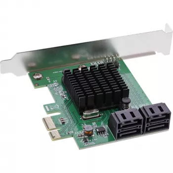InLine SATA 6Gb/s controller met 4x SATA, PCIe 2.0