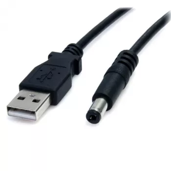 StarTech.com USB-naar-5,5-mm-stroomkabel - Type-M holle stekker - 3 ft