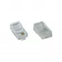 InLine modulaire stekker 8P4C RJ45 voor crimpen op lintkabel ISDN 100 stuks