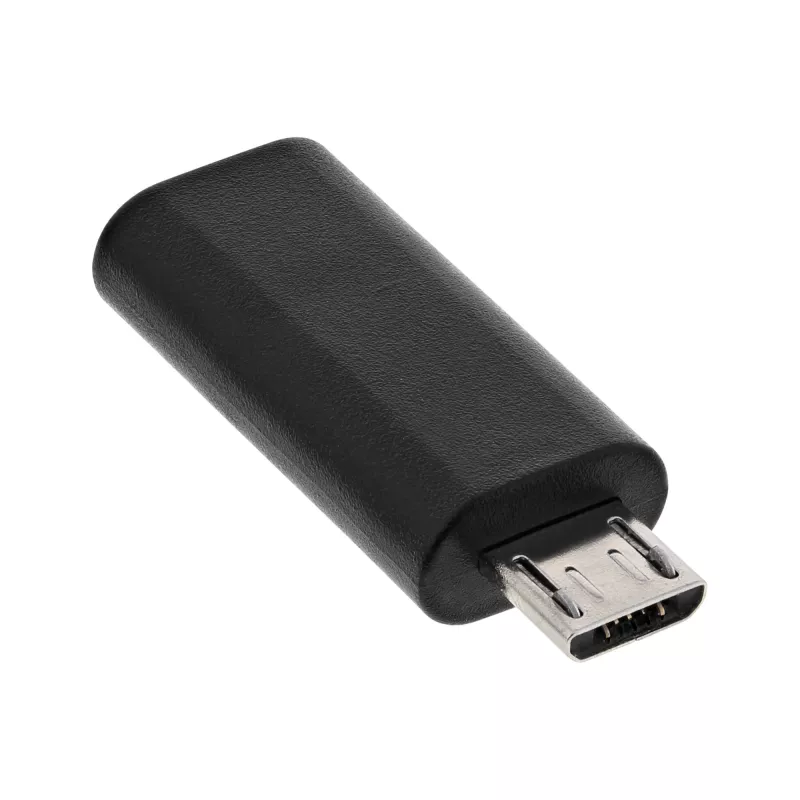 USB 2.0 adapter InLine 33302I Micro-USB stekker naar USB-C bus