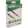 InLine slanke audiokabel 3,5-mm-stekker / 3,5-mm-stekker, stereo, 3 m