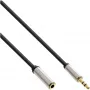 InLine slanke audiokabel 3,5 mm stekker / bus stereo 10 m