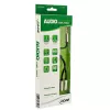 InLine slanke audio Y-kabel 3,5 mm stekker / 2x bus 0,15 m