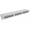 Intellinet patchpanel, Cat6a, FTP, 24-poorts, 1U, afgeschermd, 90° top-entry LSA-strips, grijs