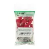 InLine crimpstekker RJ45 8P8C afgeschermd met invoerhulp en knikbescherming, rood