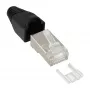 InLine crimpstekker RJ45 8P8C afgeschermd met invoerhulp en knikbescherming 100 st.