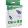 InLine USB-naar-serieel adapterkabel USB Type-A stekker / DB9 stekker ca. 0,2 m