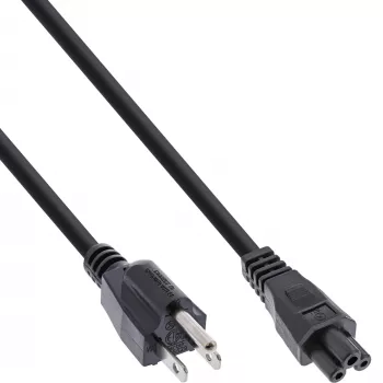 InLine netkabel VS / Canada voor notebook zwart 2 m