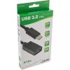 InLine USB 3.2 Gen.1x2 adapterkabel, USB-C stekker / A bus, zwart, 0,15 m