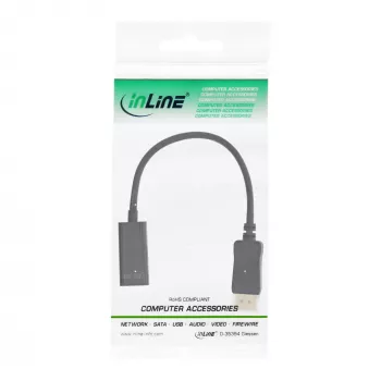 InLine DisplayPort-naar-HDMI-adapter met audio 17198E