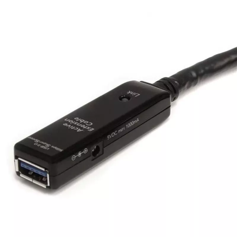 StarTech.com USB3AAEXT3M actieve USB 3.0-verlengkabel, USB-A male naar USB-A female, 3 m, zwart