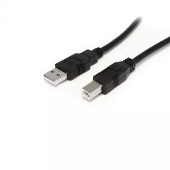 StarTech.com 9 m (30 ft.) actieve USB 2.0 A-naar-B-kabel, 9 m, USB A, USB B, USB 2.0, 0,48 Gbit/s, zwart