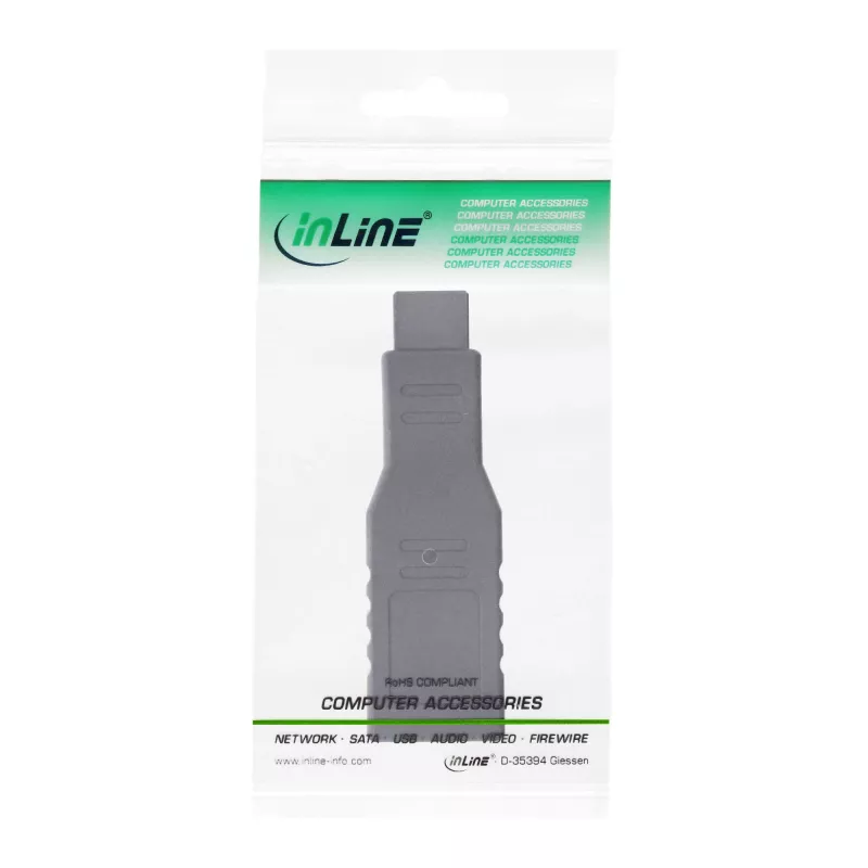 InLine FireWire 400 / 800 1394b adapter 6 naar 9 pin bus / stekker