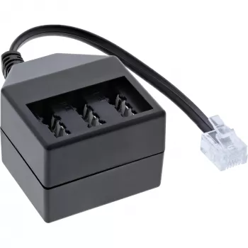 InLine TAE Duitse adapterkabel RJ11 6P4C stekker naar TAE NFN bus 69942A