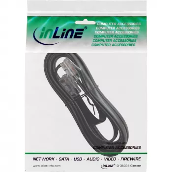 ISDN-kabel RJ45 stekker / stekker 8P8C 3m InLine 68813A