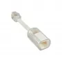 InLine twist-stop ontwarrelaar voor telefoonhoorn transparant + kabel