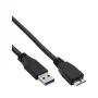 InLine USB 3.2 Gen.1 kabel Type-A stekker / Micro-B stekker, zwart, 2m