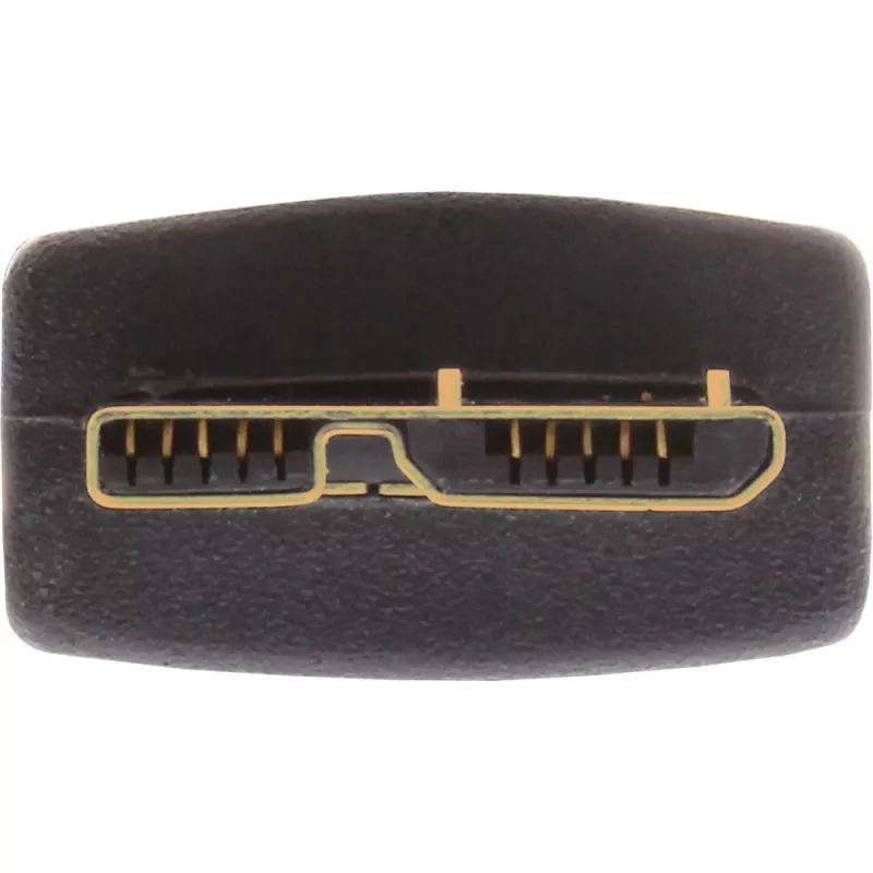 InLine USB 3.2 Gen.1 kabel Type-A stekker / Micro-B stekker, zwart, 0,5 m