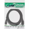 USB 2.0 verlengkabel Type-A stekker/bus InLine 34610B zwart 1m