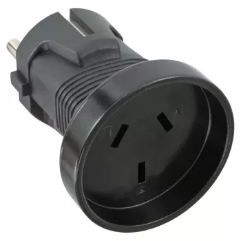 InLine reisadapter type F naar I Duits naar Australië + Nieuw-Zeeland