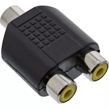 Audio-adapter 3,5 mm jackbus mono / 2x cinch bus InLine 99338