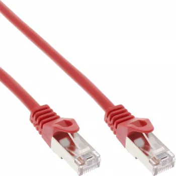InLine patchkabel F/UTP Cat.5e rood 1m
