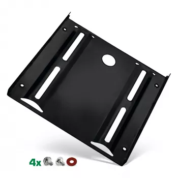 InLine HDD/SSD-montageframe, 2,5 inch naar 3,5 inch, met schroeven, zwart