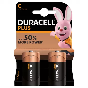 Duracell Plus wegwerpbatterij C alkaline