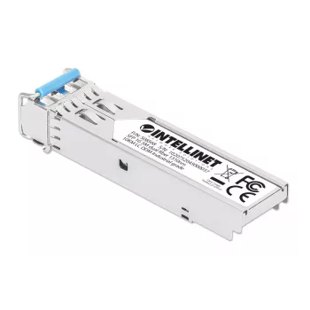 Intellinet Industrial Gigabit Fiber SFP optische transceivermodule 1000Base-LX singlemode 10 km zilver
