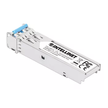 Intellinet Gigabit Fiber SFP optische transceivermodule 1000Base-LX (LC) singlemode-poort, 10 km, HPE-compatibel, zilver