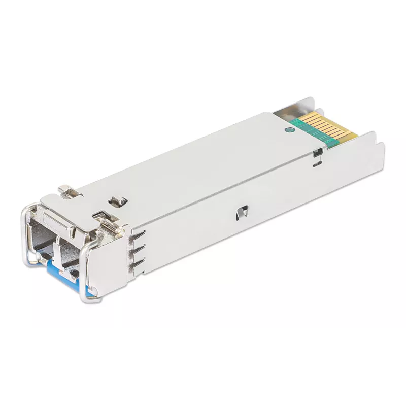 Intellinet 508735 Gigabit SFP glasvezel-transceivermodule 1000Base-LX, LC Duplex Single-Mode, 10 km, 1310 nm, compatibel met HPE J4859A