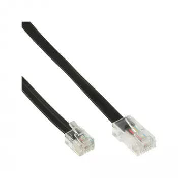 InLine modulaire kabel RJ45 8P4C / RJ11 6P4C stekker/stekker 10 m