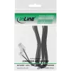 InLine modulaire kabel RJ45 8P4C / RJ11 6P4C stekker/stekker 10 m