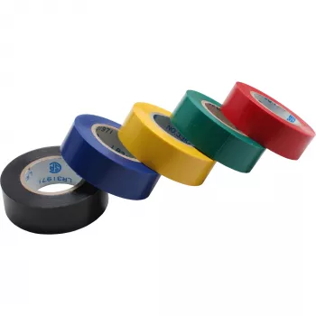 InLine isolatietape 5-pack 18 mm x 9 m diverse kleuren