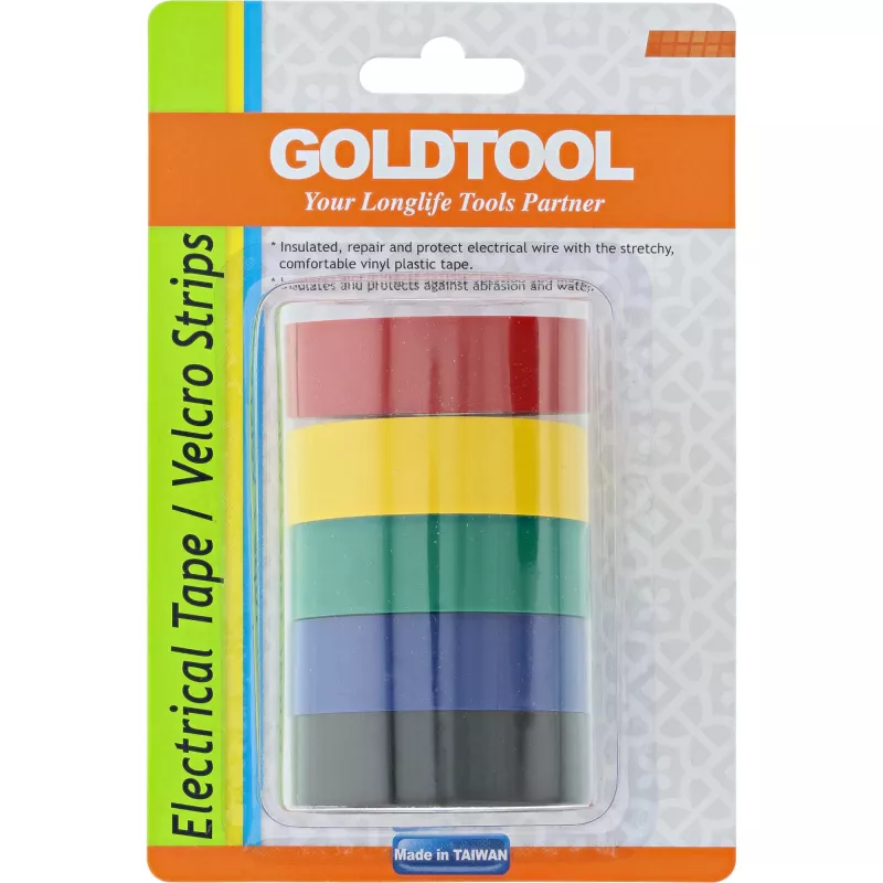 InLine isolatietape 5-pack 18 mm x 9 m diverse kleuren