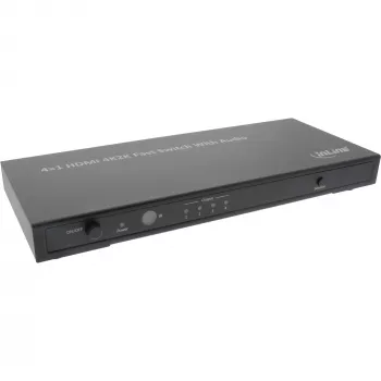 InLine 4×1 HDMI 4K-switch met audio