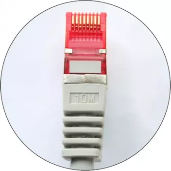 InLine patchkabel S/FTP PiMF Cat.6 250MHz koper halogeenvrij grijs 0,25 m