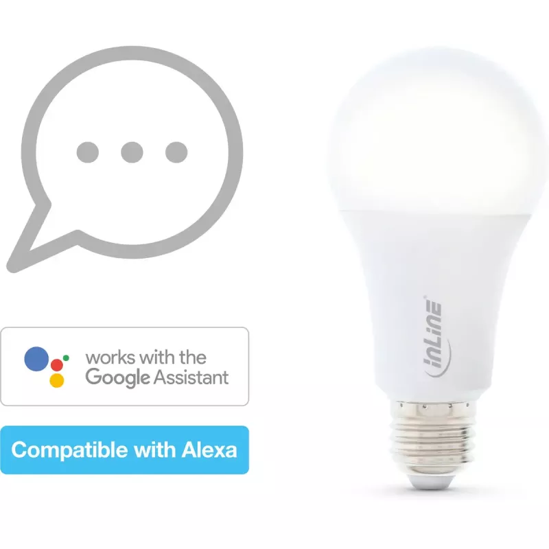 InLine SmartHome LED-lamp RGB E27, 900LM