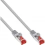 InLine 40 stk. grootverpakking patchkabel, S/FTP (PiMf), Cat.6, PVC, CCA grijs 2 m